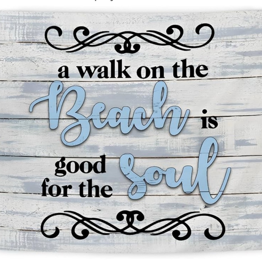 Beach Quote Wall Art Decor (016)